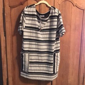 ZARA black & white dress 👗